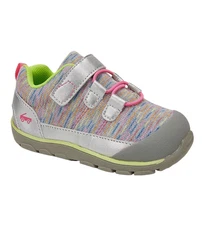 See Kai Run Summit Athletic Shoes for Kids Silver/Gray Sz 6 NEW