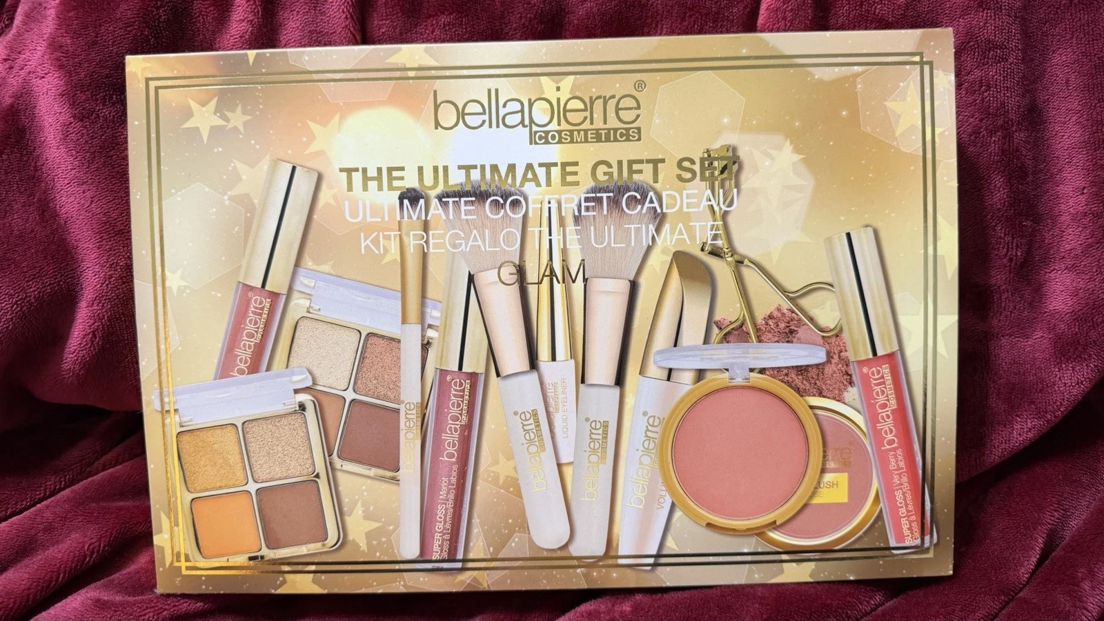 NEW! Bella Pierre Cosmetics The Ultimate Gift Set Eye Shadow Mascara and More!