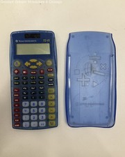 Texas Instrument TI-15 Blue Calculator