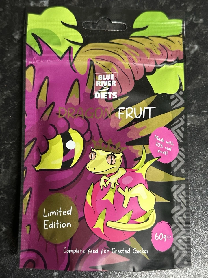 Blue River Diets Limited Edition Dragonfruit 60g Crested Gecko Food
