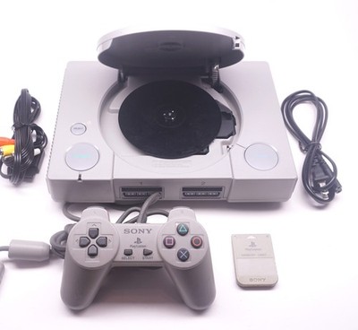 Sony Playstation 1 PS1 Console JAPAN REGION LOCK Set Game