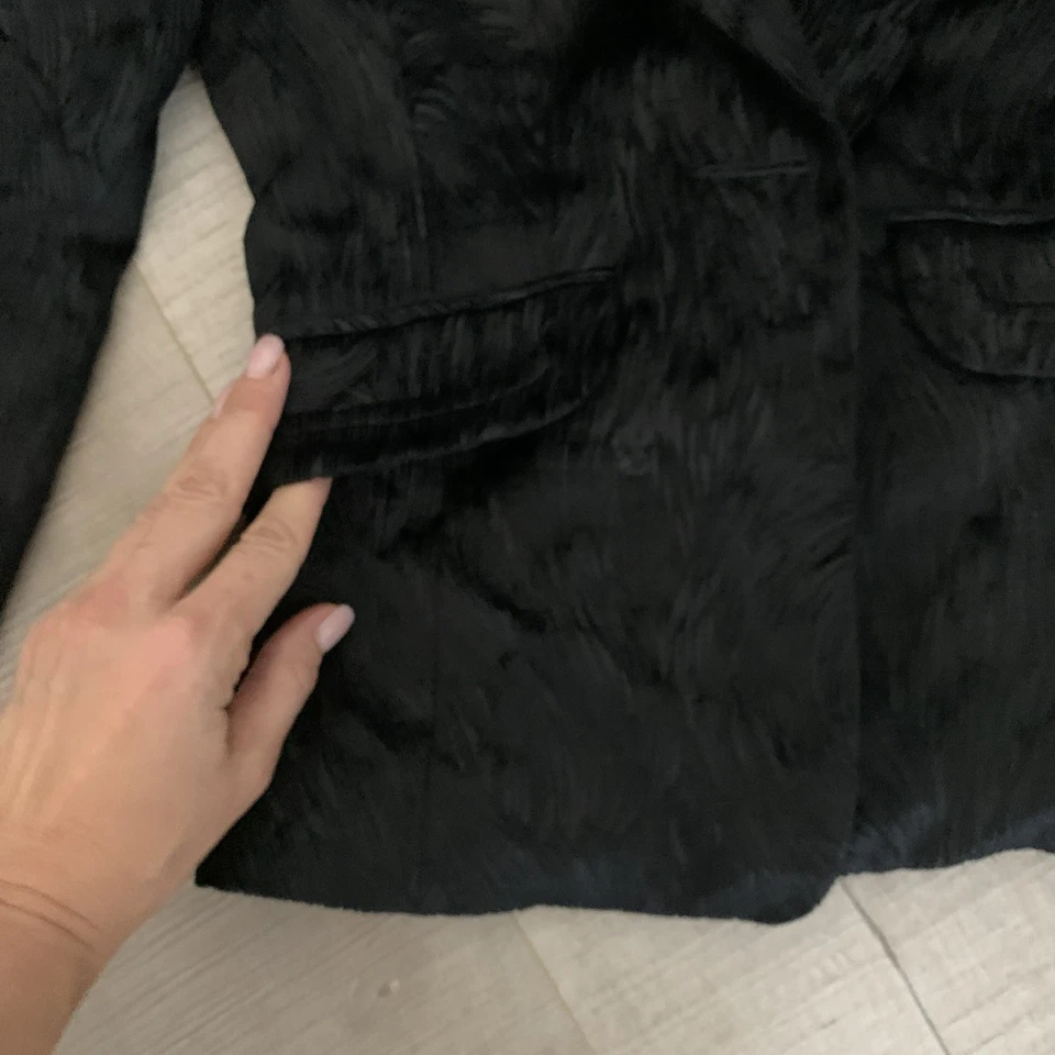 Chaqueta blazer negra para mujer Velvet Bebe talla 6 Foto 3 de 4