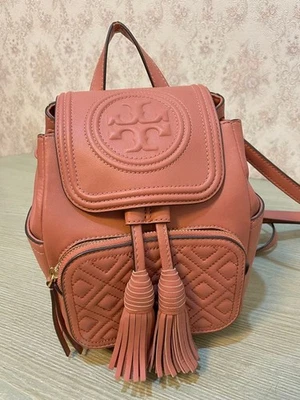 Tory Burch Backpack Leather Flamingo - Image 1 of 4