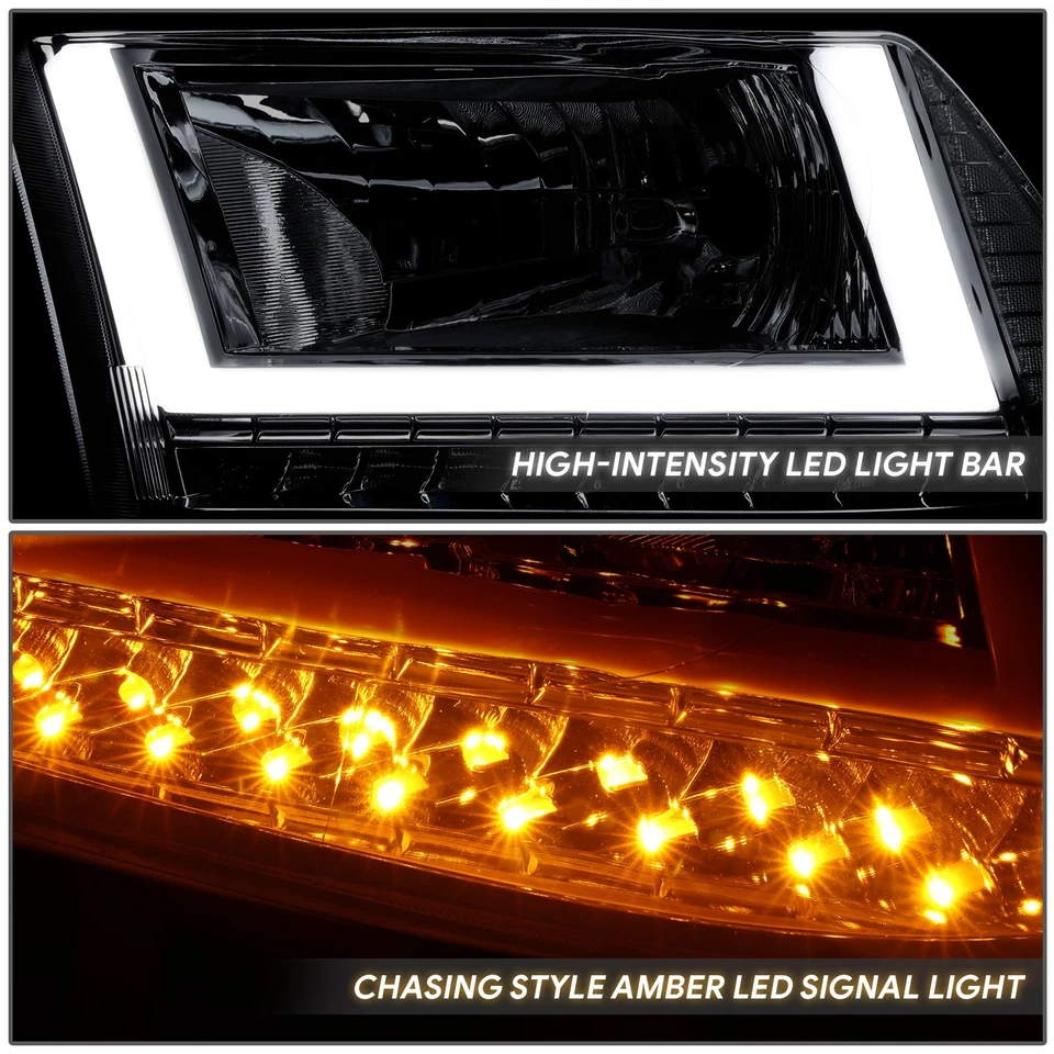 Faróis de seta sequenciais U-LED DRL fumê/claro RAM 1500 2009-2014 - Imagem 4 de 4