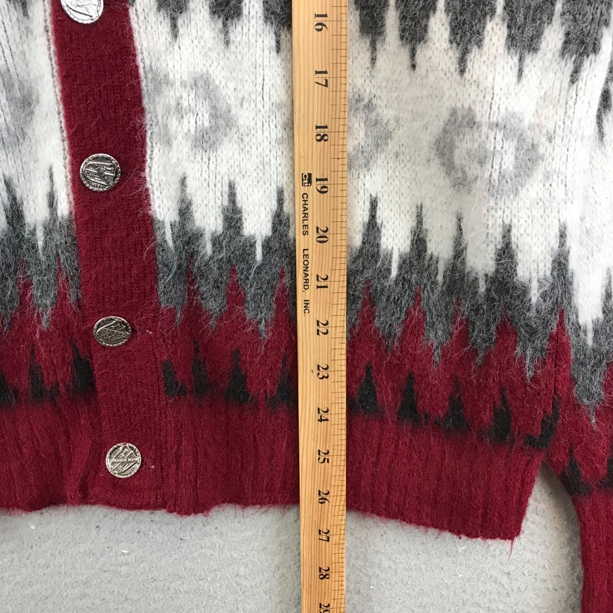 トップス Campus 60s vintage cardigan Vintage 1960s/70s Campus Cardigan Sweater Multicolor size L