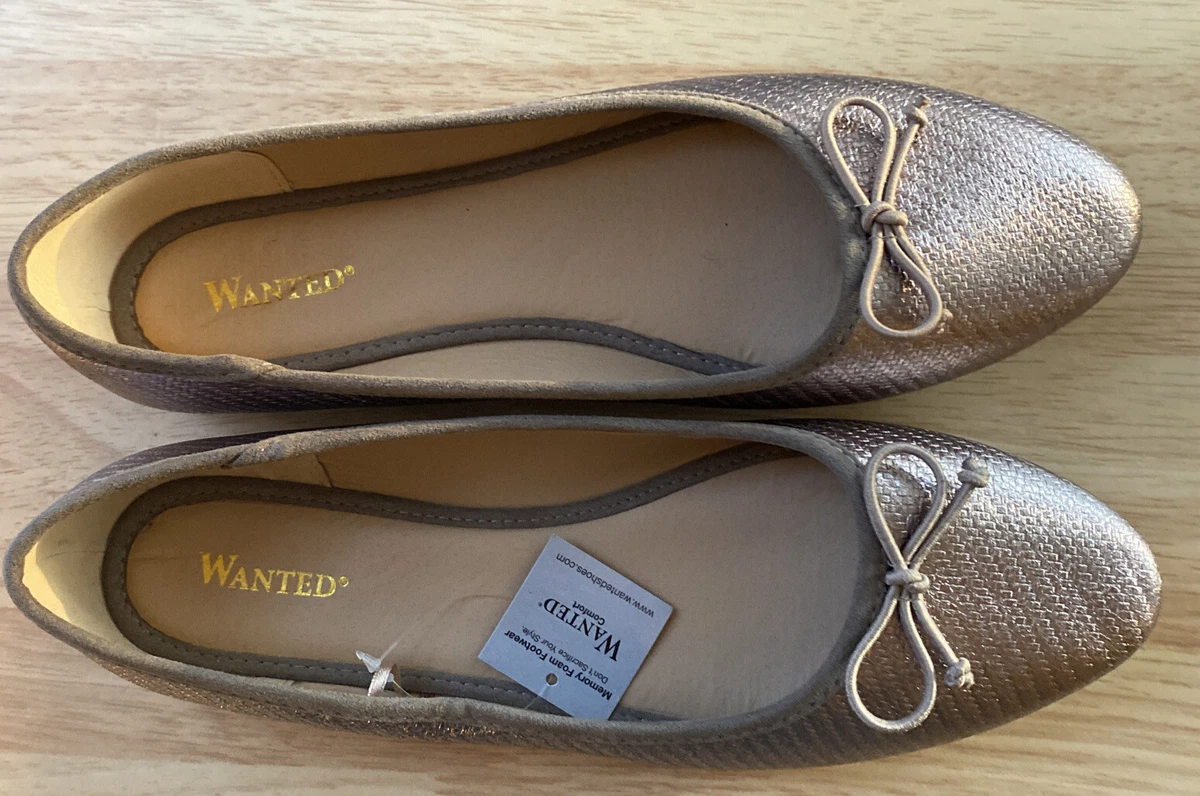 Wanted Brand Womens flats size 10 eBay