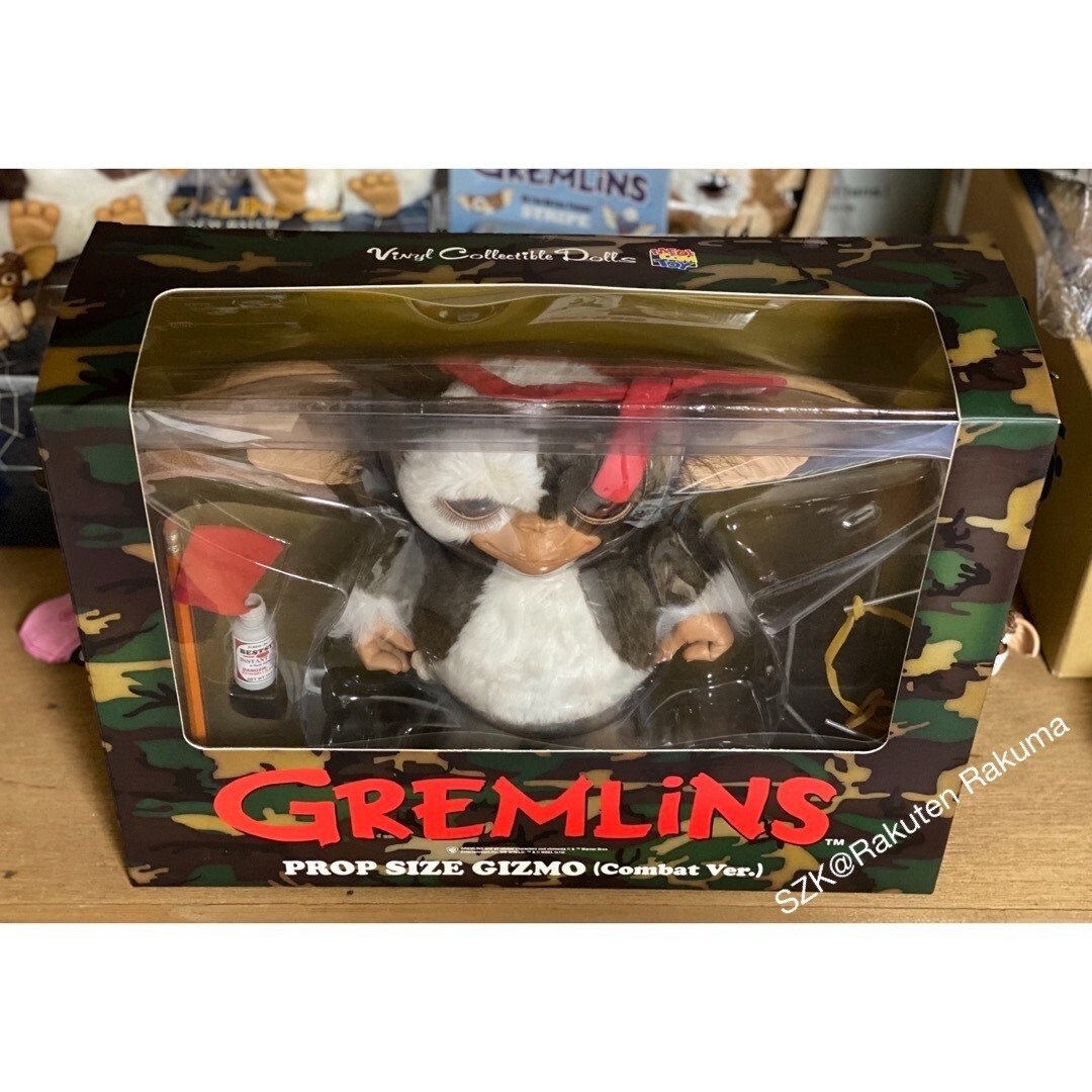 SF・ファンタジー・ホラー GREMLiNS PROP SIZE GIZMO (Combat Ver.) MEDICOM VCD PROP SIZE GIZMO Combat Ver. Figure Plush Doll