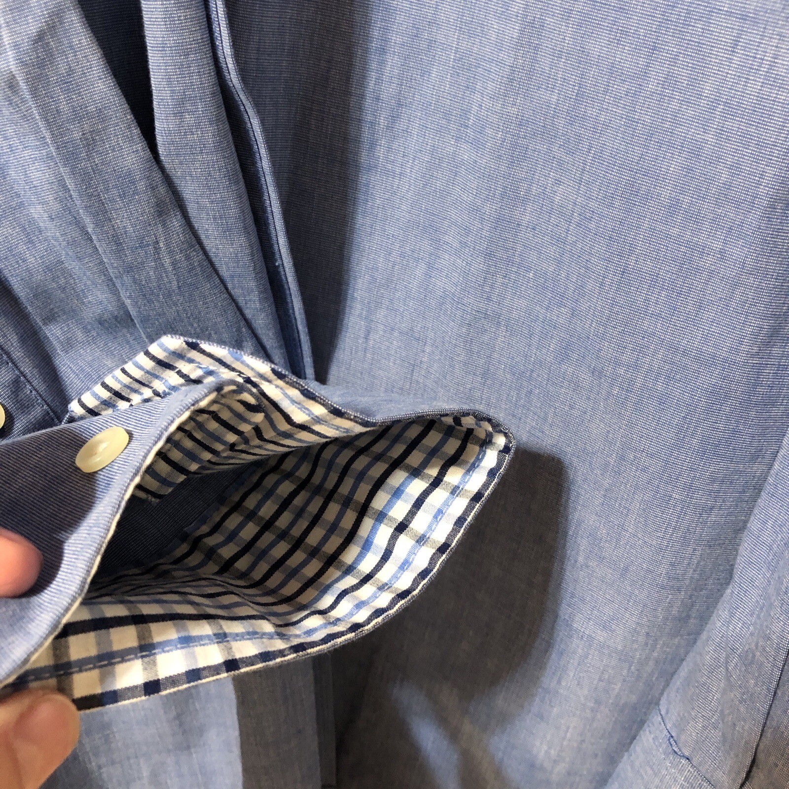 Men's Izod Blue Long Sleeve Button Down Dress Shirt Size XXL NEW eBay