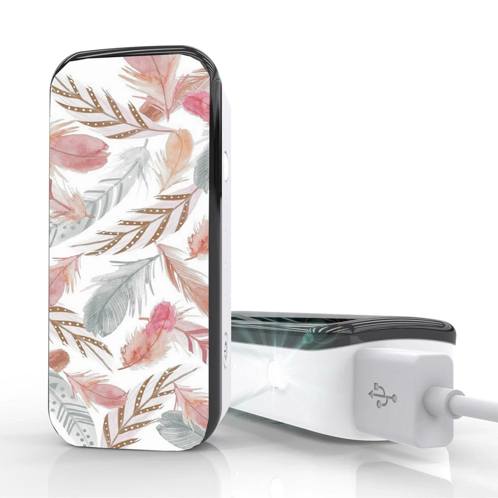 Power Bank 2200 mAh External Battery,Flash Light Black