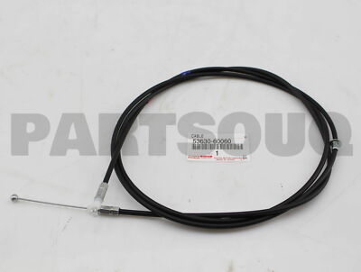 5363060060 Genuine Toyota CABLE ASSY, HOOD LOCK CONTROL 53630