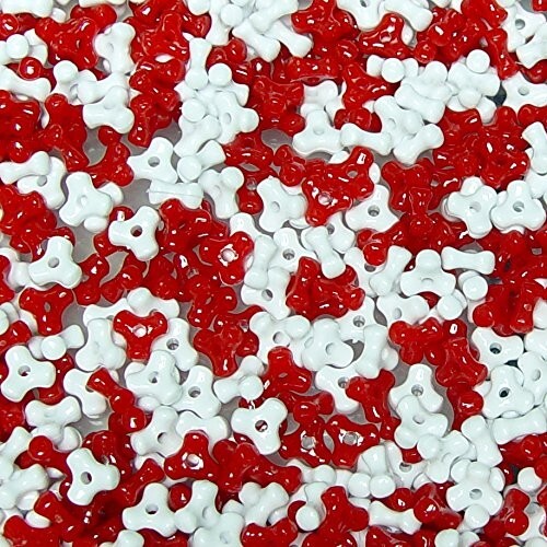 Feiertage Weihnachten Zuckerstange Zum Selbermachen 11 mm Tri Perlen 500 Stck. Jolly Store Handwerk USA - Bild 1 von 4