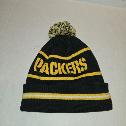 Green Bay Packers FOCO Light 'Em Up LED Cuffed Pom Top Knit Beanie Hat Beanie - Picture 4 of 6