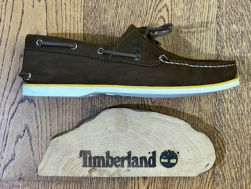 TIMBERLAND Classic Boat nubuk marrone N.44,5 (10.5 USA) - Foto 2 di 7