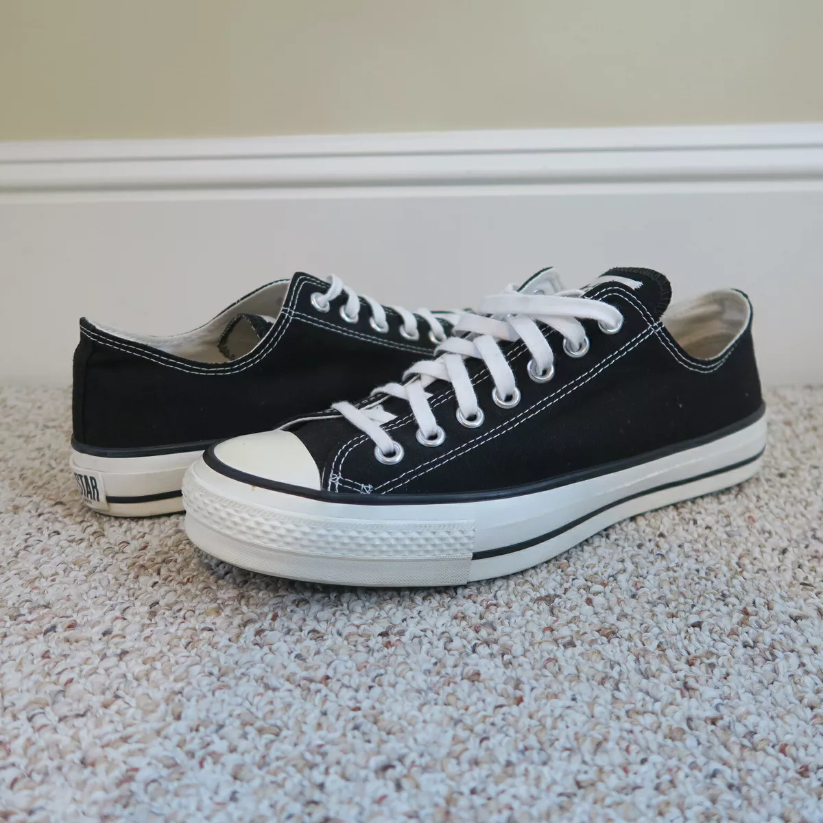 Vintage Converse All Star OX Black MADE IN JAPAN Limited CHUCK TAYLOR 8.5 70s
