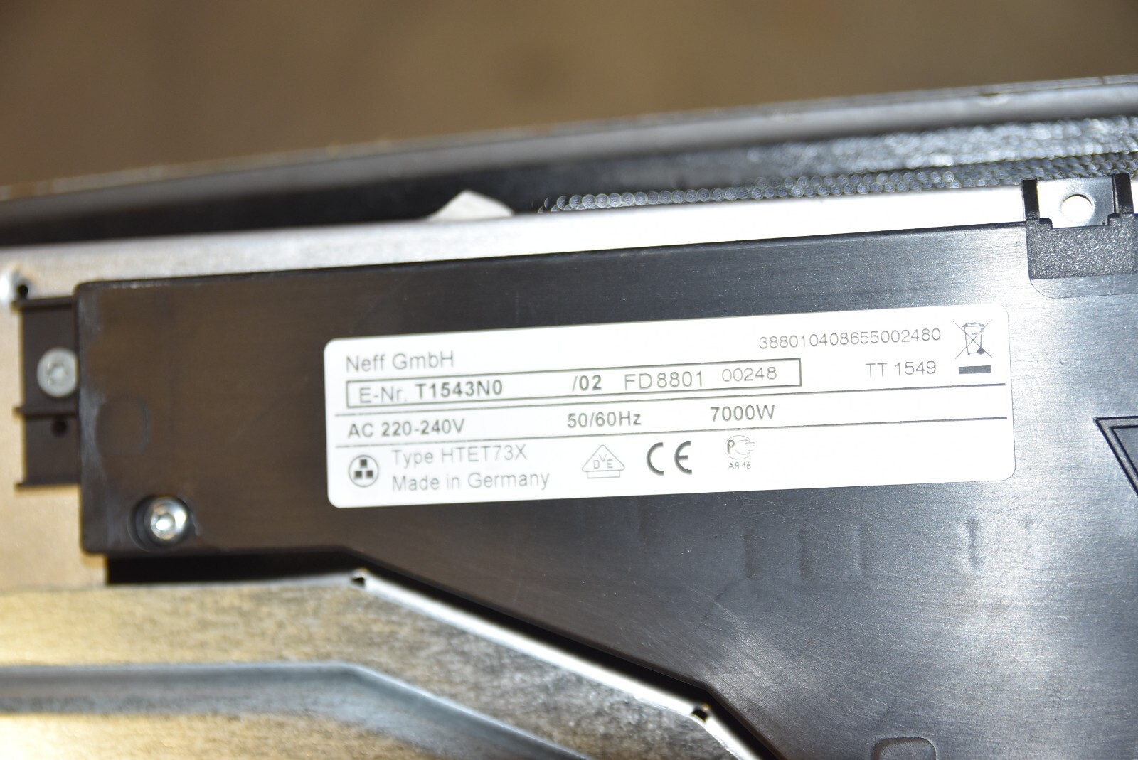 la38 Neff Backofen mit Ceranfeld Edelstahl eBay