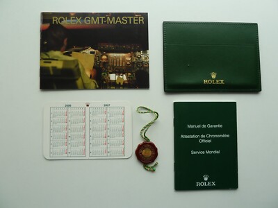 Rolex GMT-Master Booklet Set 5 Teilig - deutsch von 11.2006 -