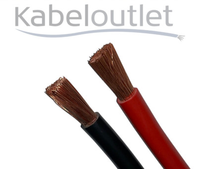 Batteriekabel Stromkabel Fahrzeugleitung 4 6 10 16 25 35 50 70 mm² Kabel