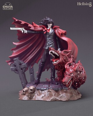 Alucard from Hellsing Statue Figur Resin 3D gedruckt DIY Modellbausatz