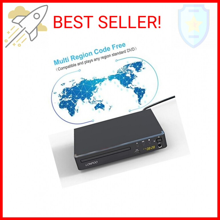 LP-099 Multi Region Code Zone Free PAL/NTSC HD DVD Player CD Player with HDMI AV