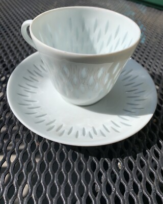 Arabia Finland Friedl Holzer Kjellberg Rice Grains Porcelain Cup