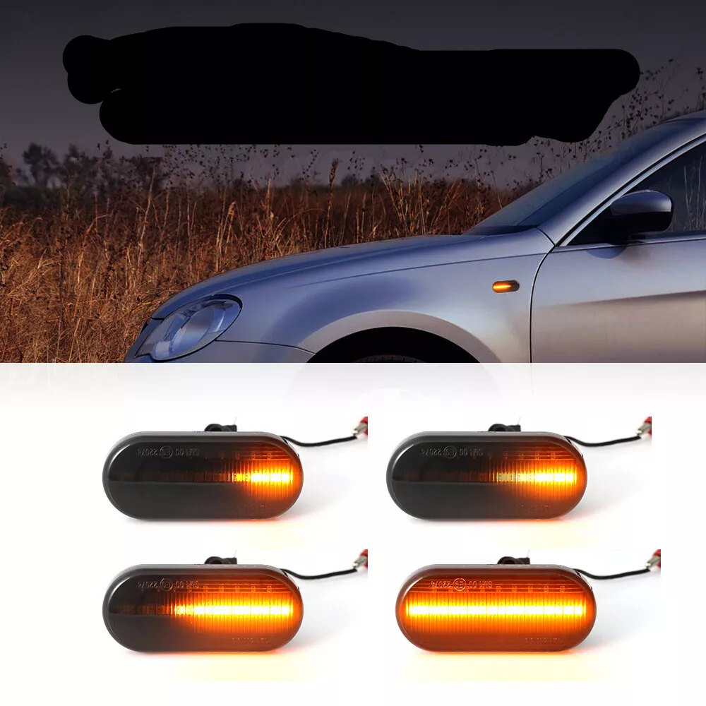 For Ford Focus MK2 C-Max Fiesta 2Pcs LED Side Marker Light Turn Signal | eBay