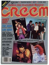Creem Magazine November 1984 Prince Siouxsie Lou Reed Pink Floyd Elton John