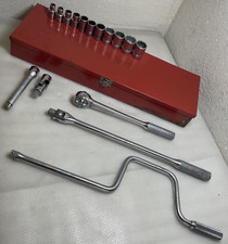 Vintage Williams 12 Drive Socket Set 16 Pc 490725 As Isused Vintage Williams 12 Drive Socket Set 16 Pc 490725 As Isused