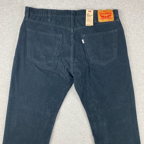 Levis 502 Cordhose Herren 38x30 Navy Regular Taper Baumwolle Stretch R Tab - Bild 5 von 9