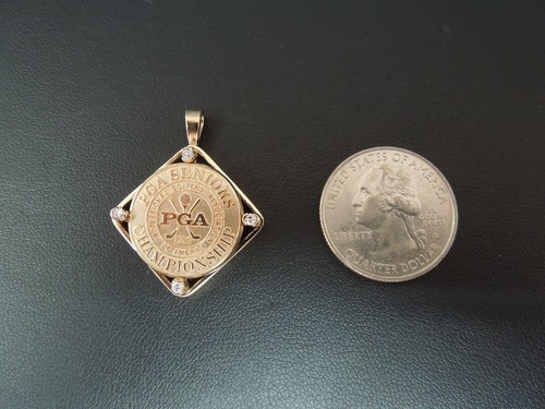 PGA Senior Championship Pendant in 10ky gold - Picture 5 of 5