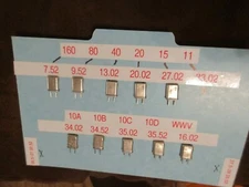 Yaesu FT-101 B E EE EX F Pick Your CRYSTAL WWV, 11M, 10, 160, 80,40,20,15, MORE!