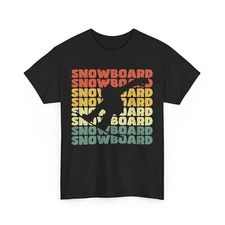 Snowboard Shirt, Snowboarding Winter Sports Lovers Women Men Snowboarder T-shirt
