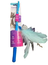 SmartyKat Frisky Flyer  Interactive Cat Toy  Extendable and Retractable Wand
