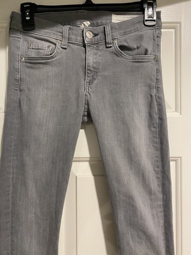 Rag & Bone Skinny Jeans Women’s Size 26 Button Gray B84 - Picture 2 of 10