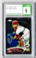2012 Topps Chrome Miguel Montero CSG 9 