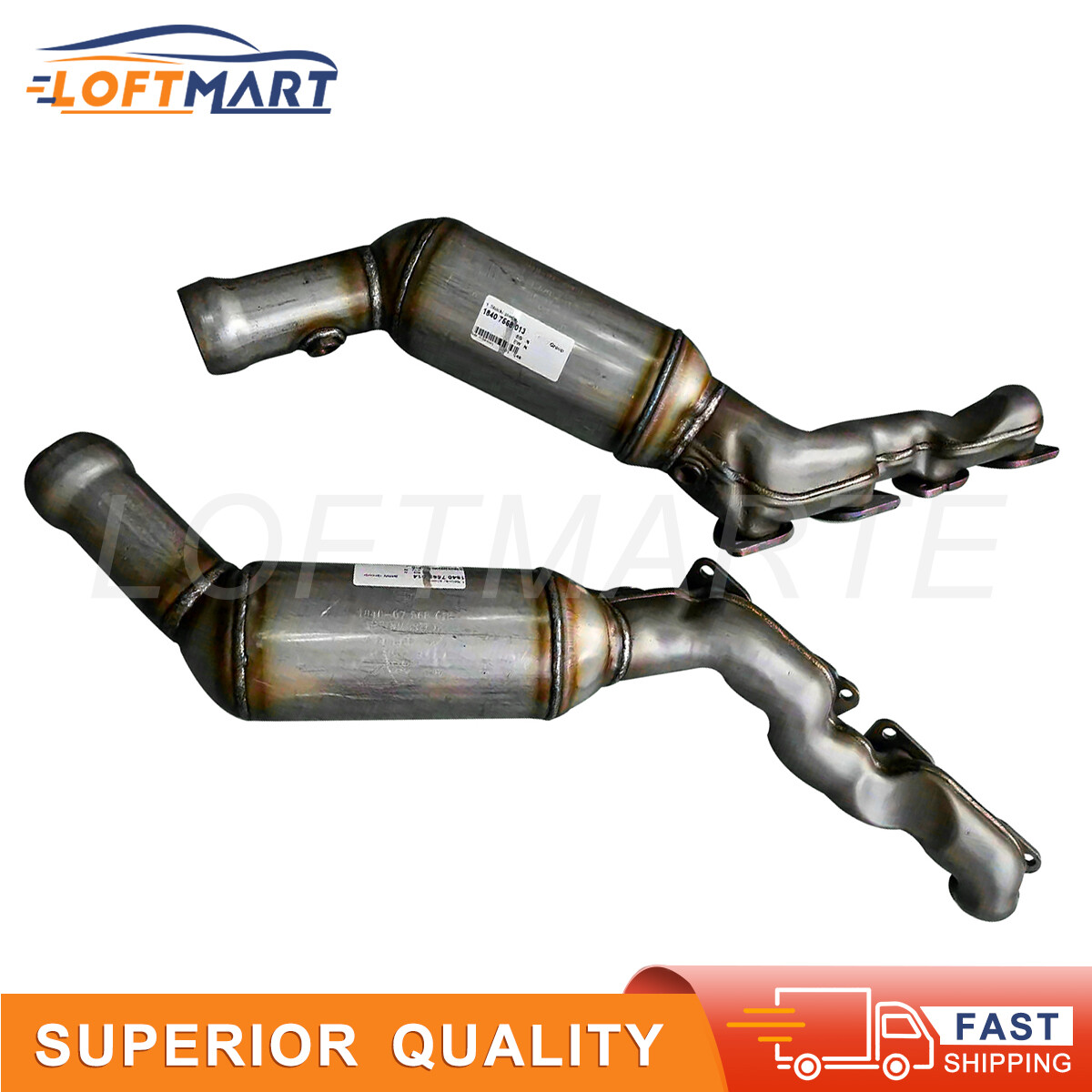 Exhaust Manifold Catalytic Converters for 20072010 BMW X5 E70 4.8i