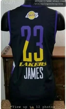Los Angeles Lakers Lebron James #23 UNK Sleeveless Tank Jersey Shirt YOUTH Sz XL