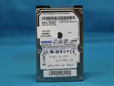 Samsung HM160HC HardDisk Drive 160GB 540rpm 8M PATA 30 Days Warranty
