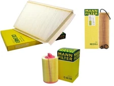 Mann Oil Air Paper Cabin Filter Service Kit for Mercedes W203 C230 1.8 L4