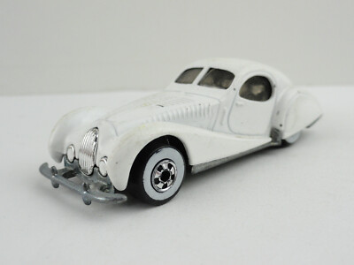 Hot Wheels #22 Talbot Lago (White, WW) - w/ WEAR