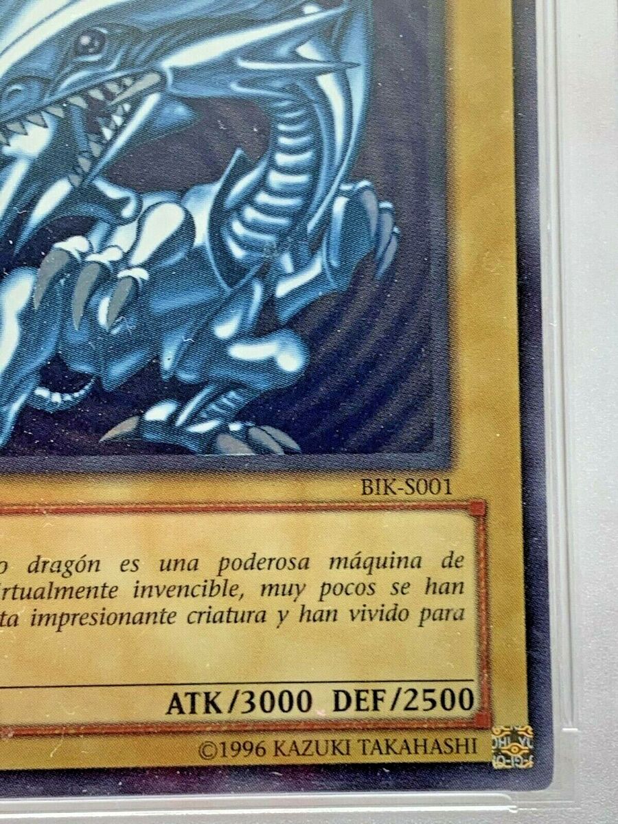 Yu-Gi-Oh 2002 Blue Eyes White Dragon Spanish SDK-001 BIK Yu-Gi-Oh 2002 Blue Eyes White Dragon Spanish SDK-001 BIK