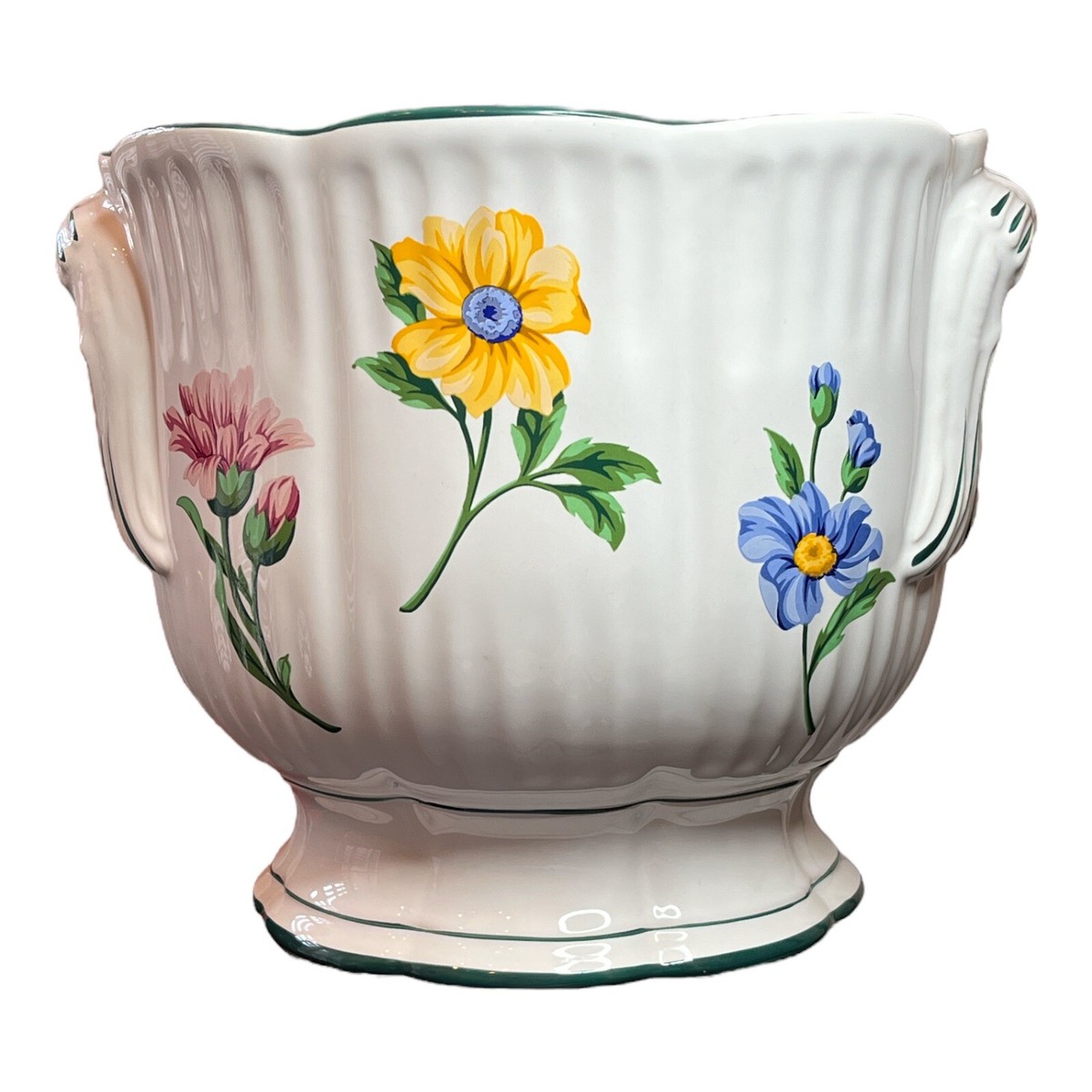 Vntg Tiffany & Co. Sinatra Cachepot Porcelain Jardiniere Planter