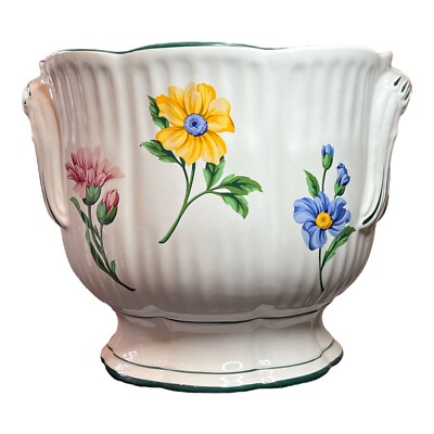 Vntg Tiffany & Co. Sinatra Cachepot Porcelain Jardiniere Planter