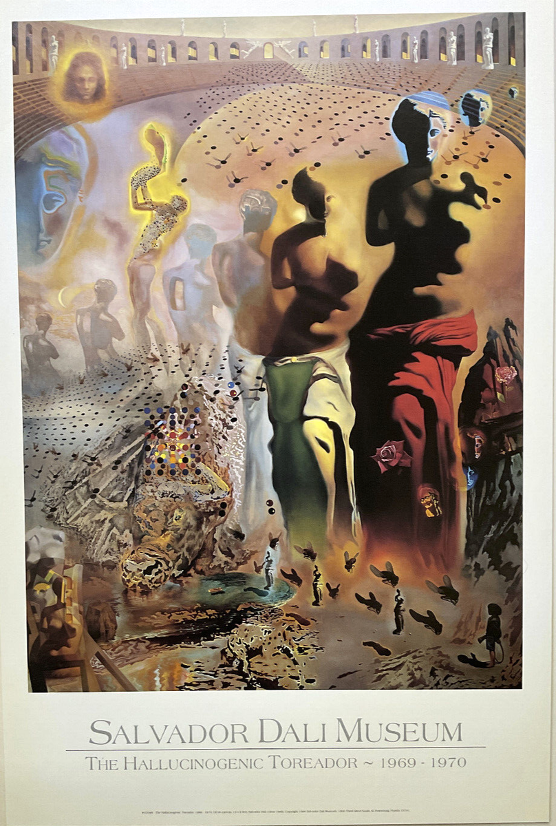 額装品/Hallucinogenic Toreador/ダリ/ポスター 額装品/Hallucinogenic Toreador/ダリ/ポスター Salvador Dali