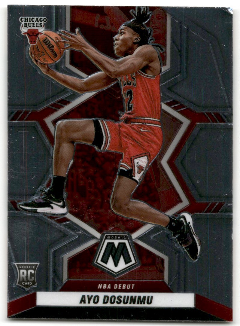2021-22 Panini Mosaic Ayo Dosunmu Rookie Chicago Bulls #279