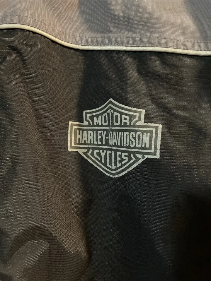 Harley Davidson Overpass Reflective Hooded Rain Jacket Men's XS - Image 2 of 4