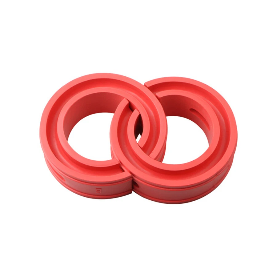 Car Modified Shock Absorber Coil Spring Power Cushion Buffer Red Rubber Type E - Image 4 of 4