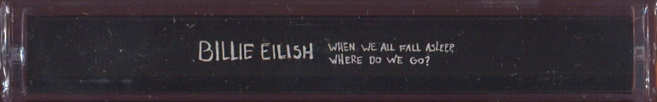 RED CASSETTE---- Billie Eilish WHEN WE ALL FALL ASLEEP UO Exclusive Tape 0118 - Image 2 of 2