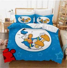 Donald Duck Happinest Is The Richest Thing We Will Ever 3D Quilt Bedding Set