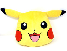 Pokemon Pikachu Plush Pillow Decorative 12  x 12  Nintendo 2023 Washed Cleaned
