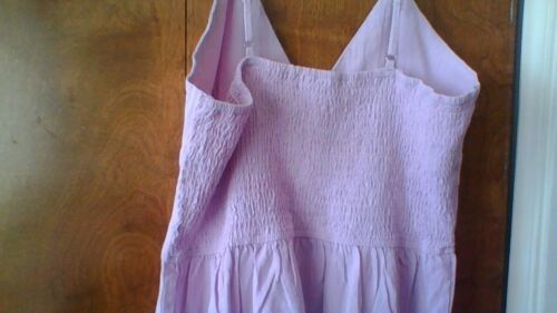 NWT! Zaful Size M Purple V-Neck Mini Dress Spaghetti Strap Smock Back Sundress - Picture 21 of 23